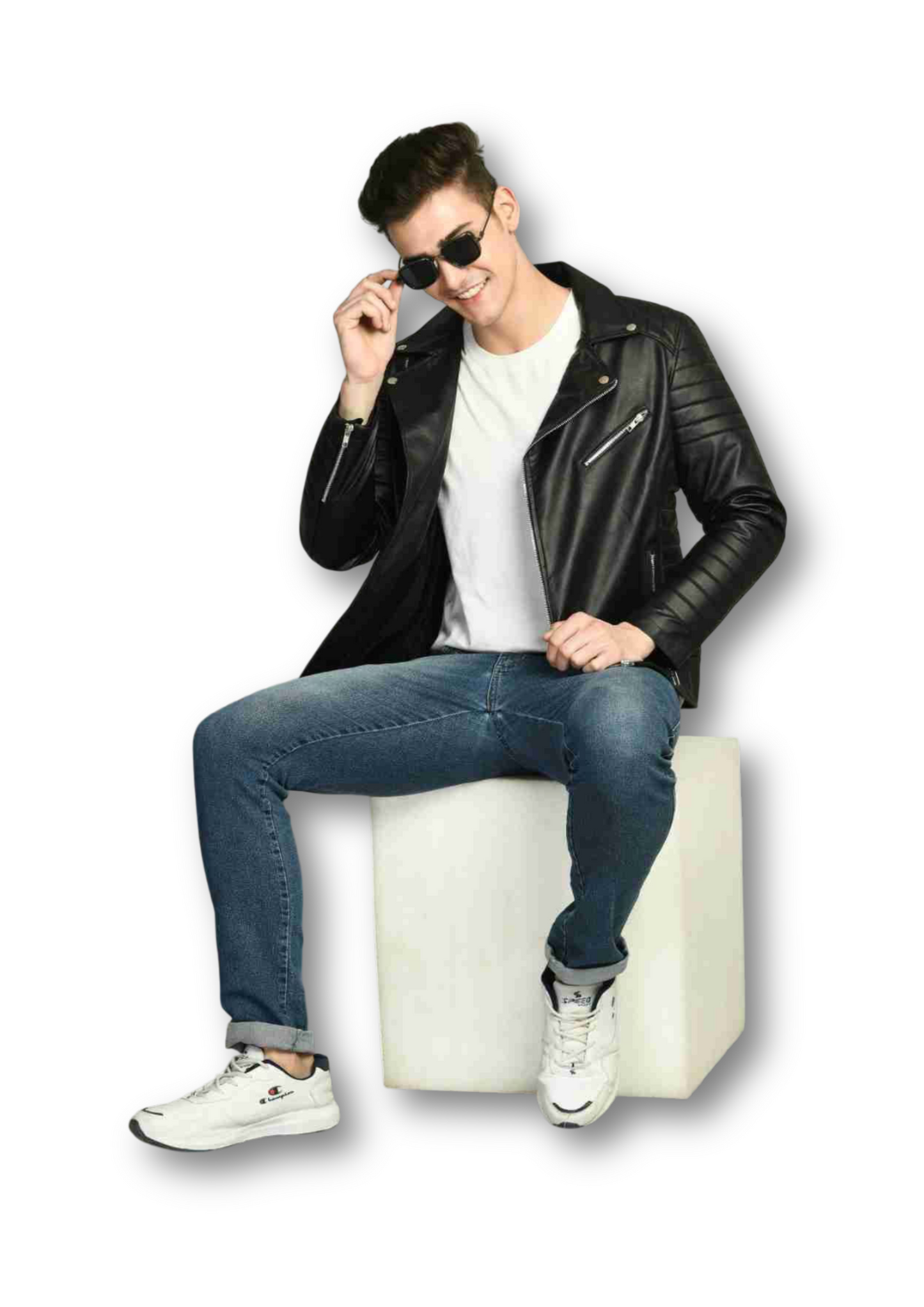"Rider" Quilted Biker Jacket