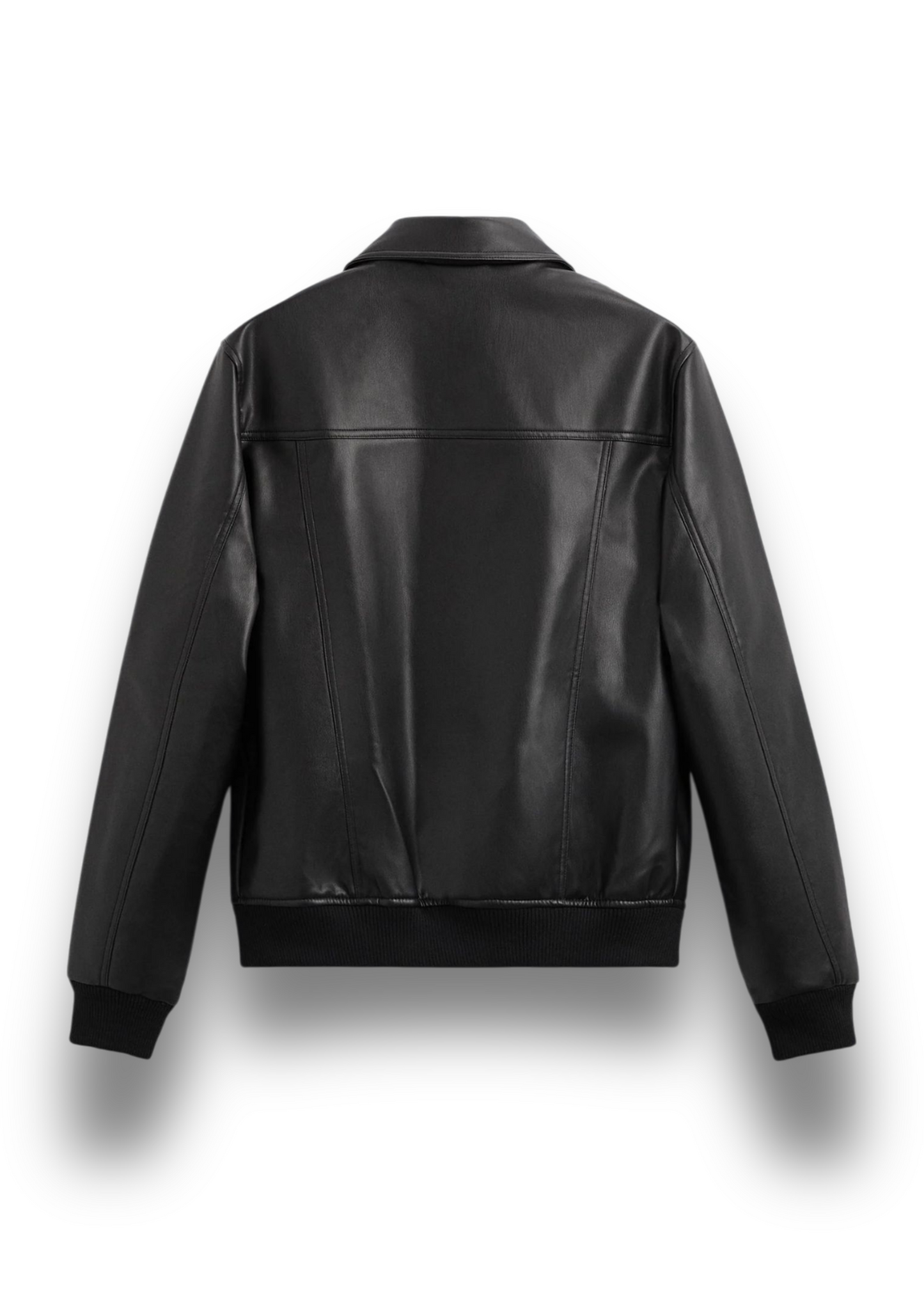 "Orion" Minimalist Leather Jacket