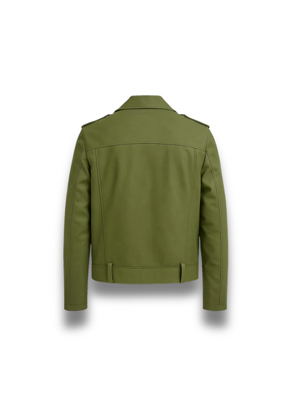 "Olive" Biker Jacket