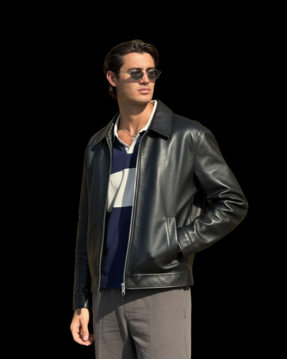 "Ascot" Wide-Collar Jacket