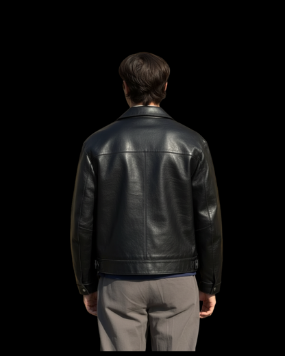 "Ascot" Wide-Collar Jacket