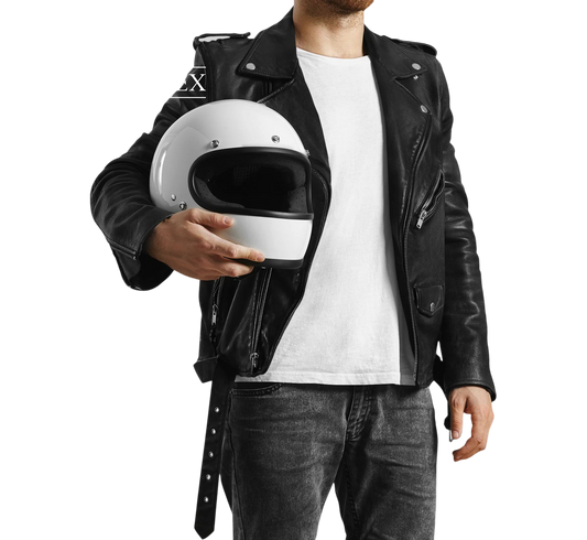 "Rebel" Classic Biker Jacket
